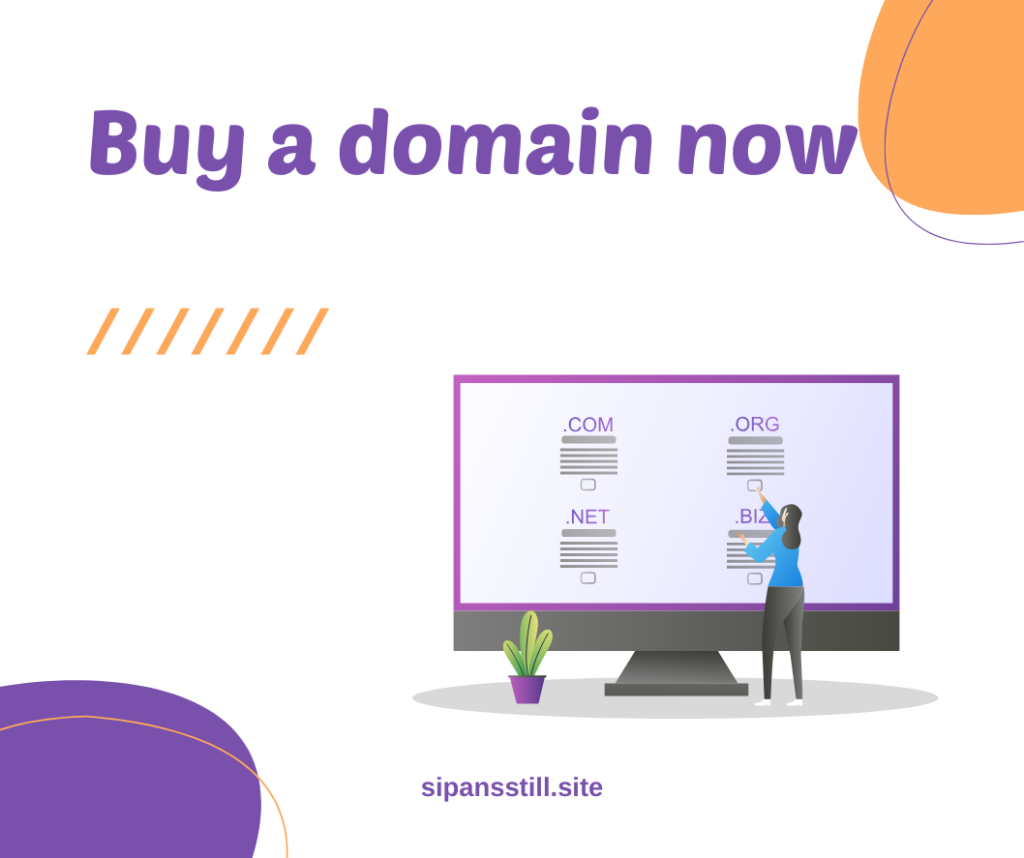 Buy a domain